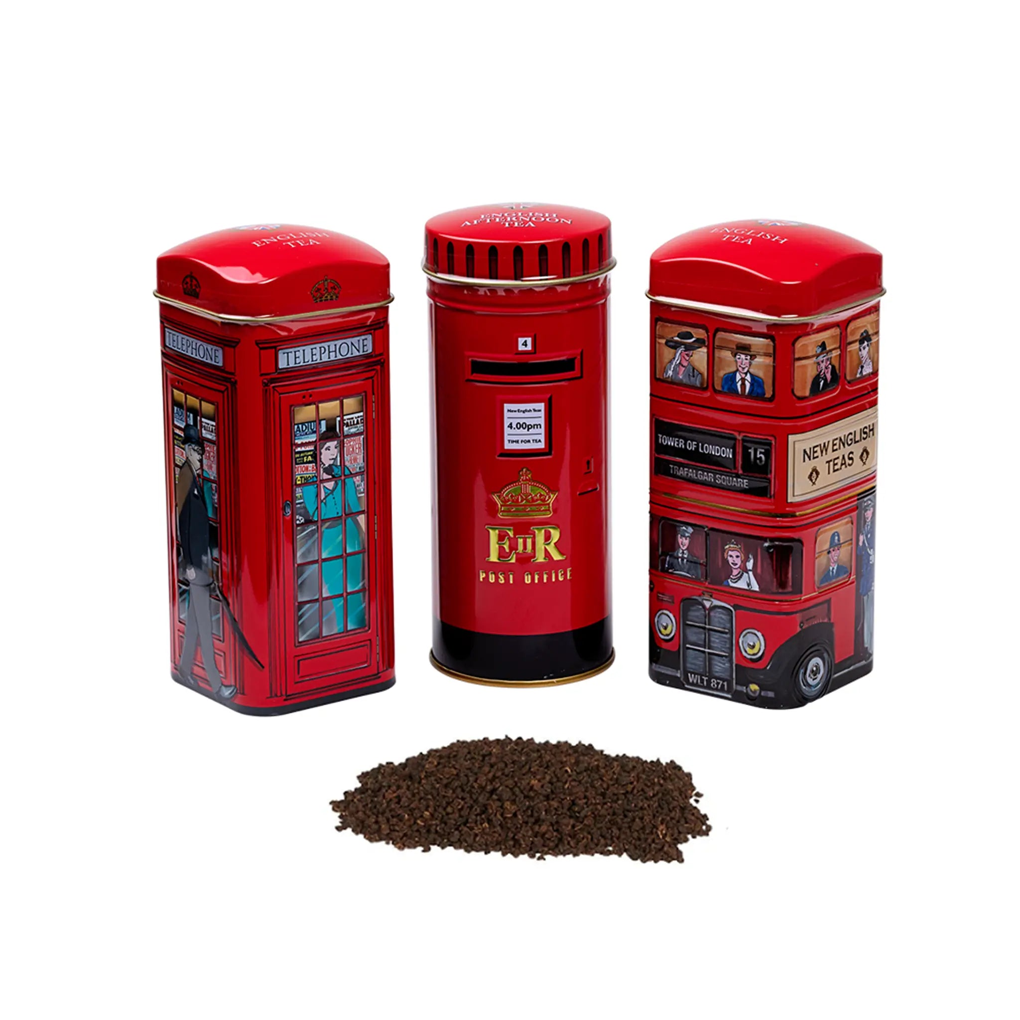 British Heritage Tall Tea Tin Gift Set