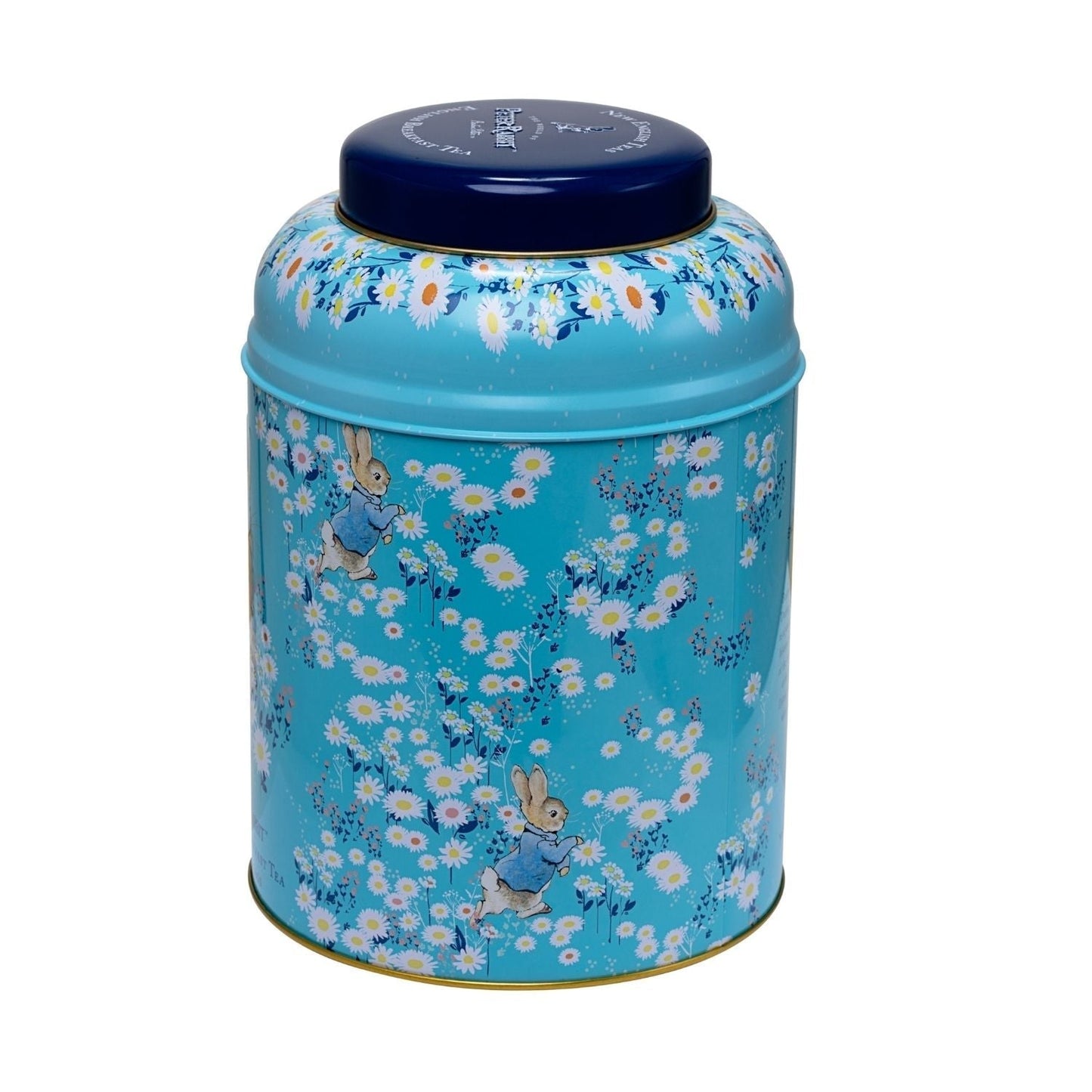 Peter Rabbit's Daisies Tea Caddy with 240 English Breakfast teabags Black Tea New English Teas 